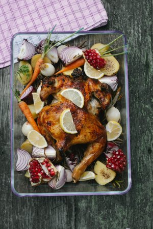 Lemon_Herb_Butter Chicken_with_Roasted_Vegetables